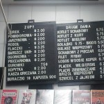 cracovia menu