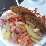 Voleibol, Salchipapas, and Whole Fried Fish in Evergreen Park