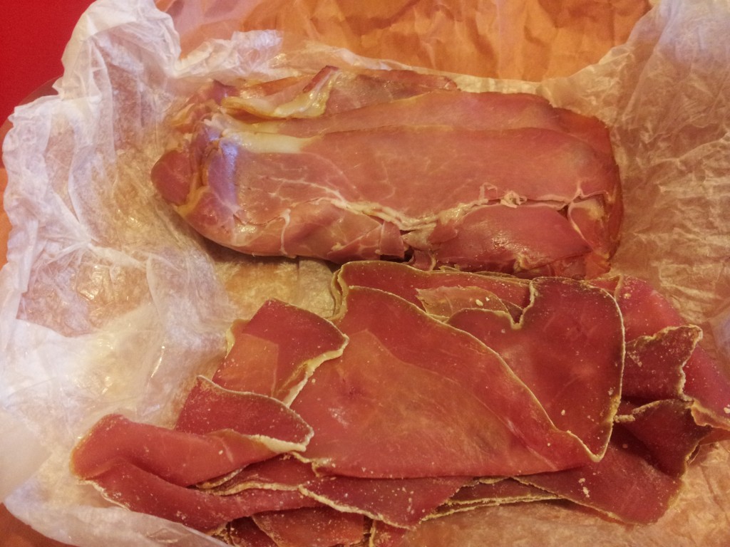 Prosciutto from Morscher's Pork Store