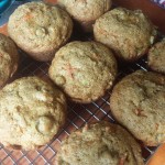 Foraging in Forest Park: Japanese Knotweed, Carrot & Apple Muffins