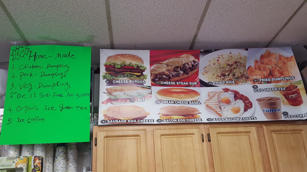 Ridgewood Andy's menu
